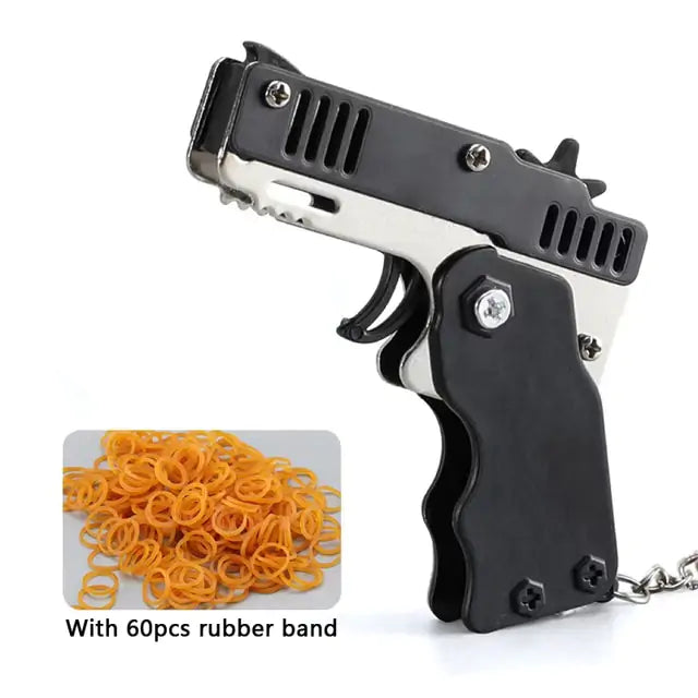 Rubber Band Keychain Shooter - Evorp