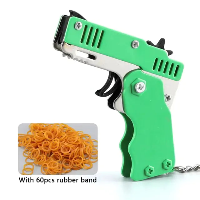 Rubber Band Keychain Shooter - Evorp